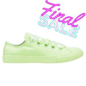 CONVERSE Ctas Big Eyelets Ox | Barely Volt/Barely Volt | NEW IN BOX!!!✅